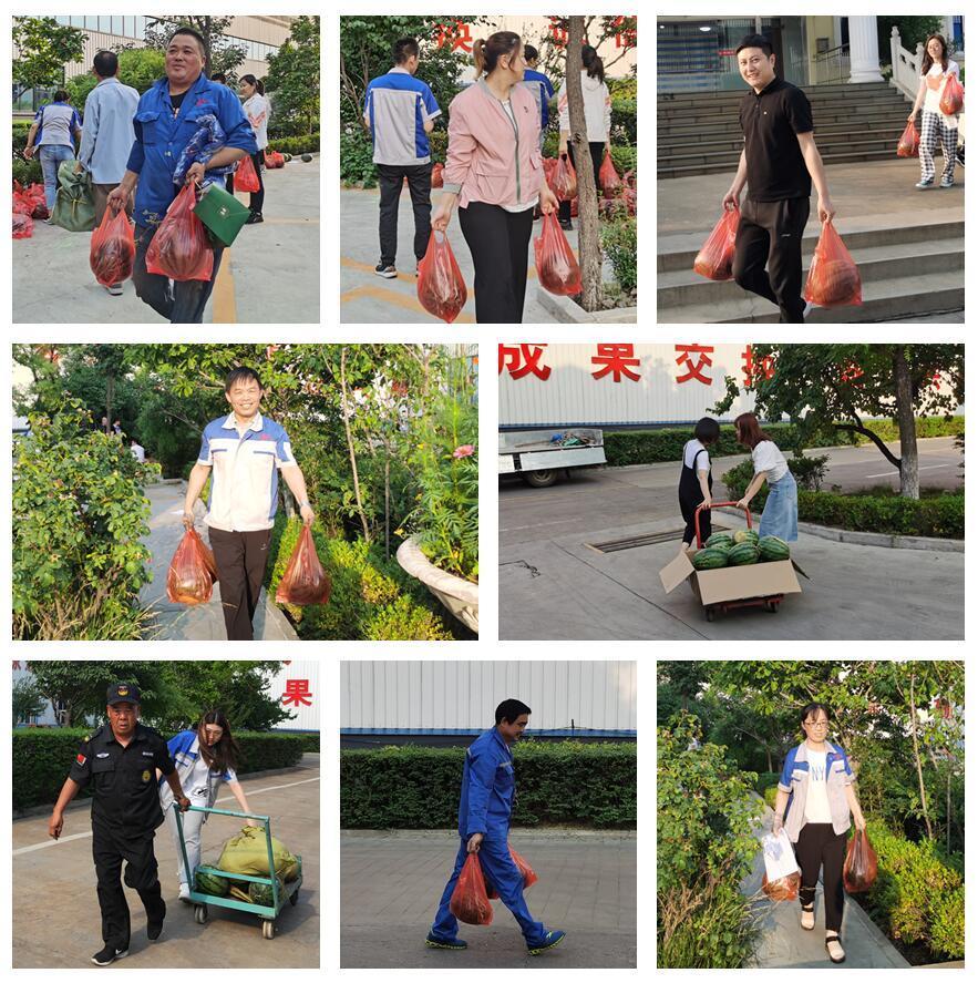 萬斤西瓜齊登場，清涼一夏真是爽！——章丘豐源機(jī)械為員工送清涼啦！
